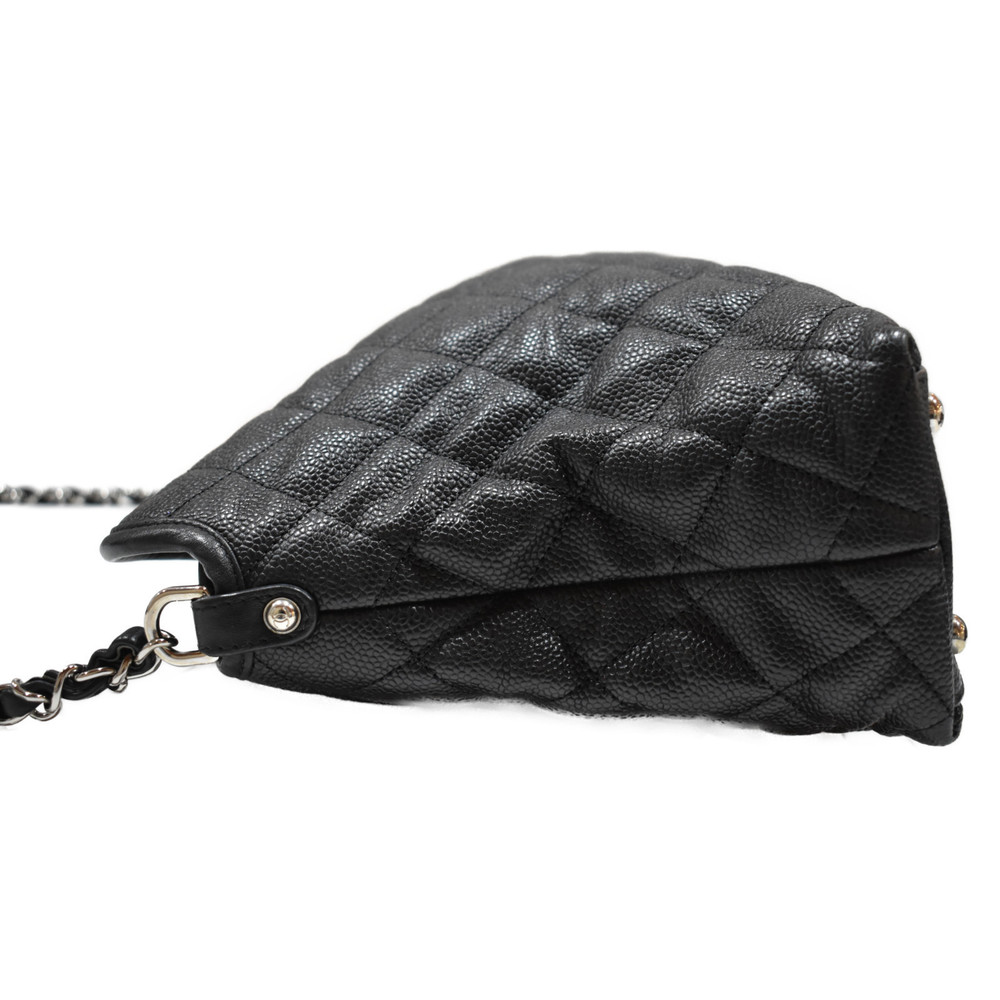 Chanel Chain Shoulder 2WAY Caviar Skin Bag Black - Picture 4 of 15